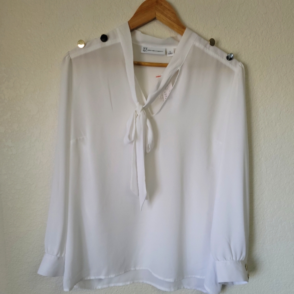 Nwt New York & Company Top Lg